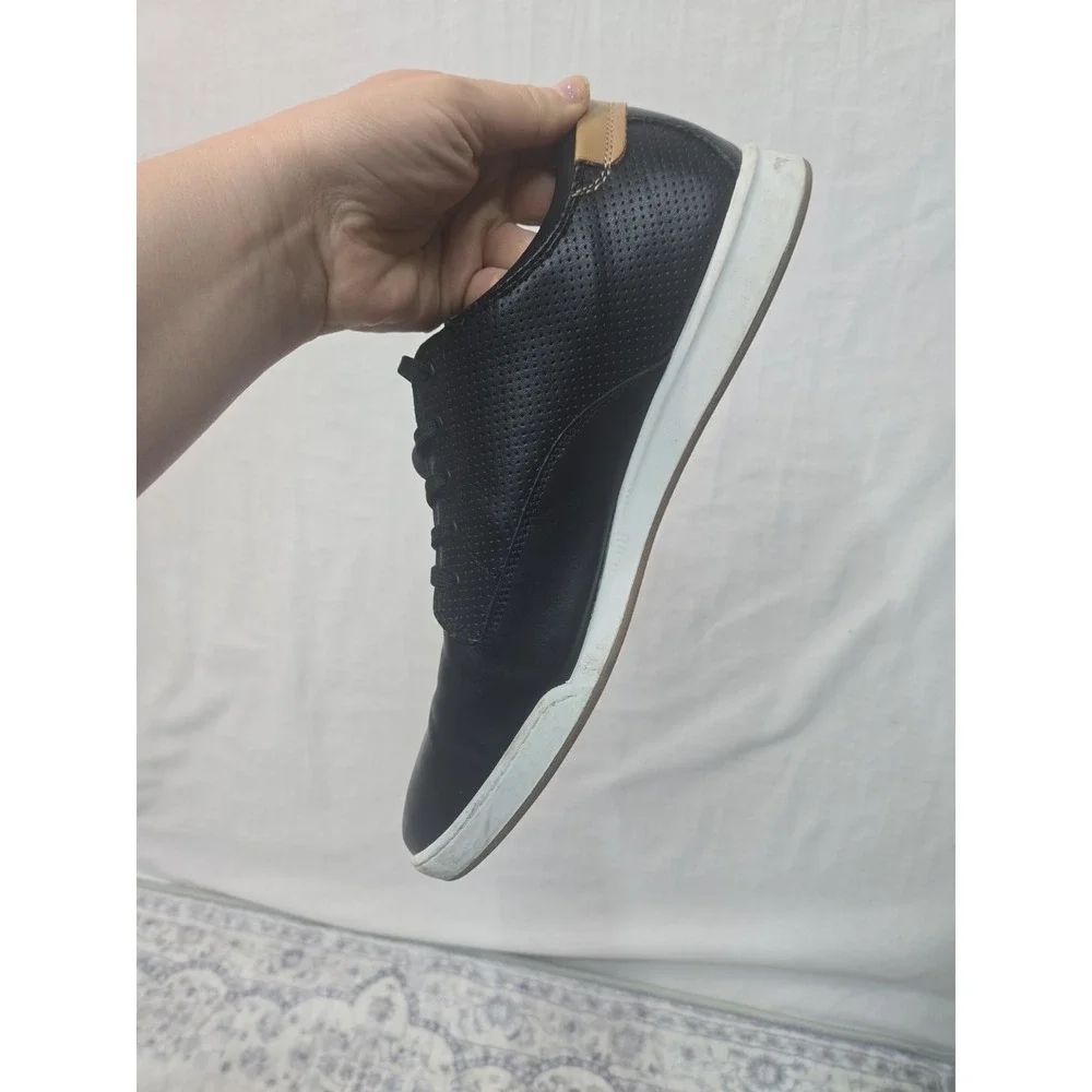 Aldo Men's Shoes Black‎ White Vilasen Oxford Size 10 Lace Up Perforated